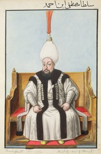 ムスタファIII（1717-74）スルタン1757-74、「トルコ皇帝の一連の肖像」から、1808 作： John Young
